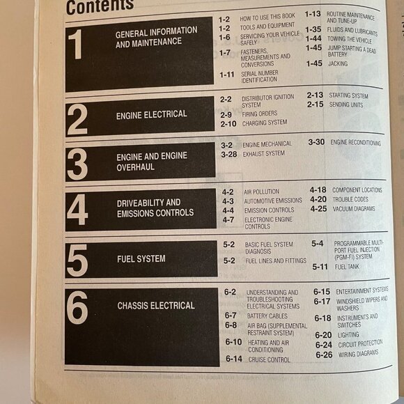 Chilton Honda Civic/Del Sol 1996-00 Repair Manual - Picture 4 of 11